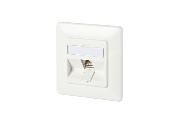 METZ CONNECT 130B11D11002-E, RJ-45, 6a, Valkoinen, 1 kpl