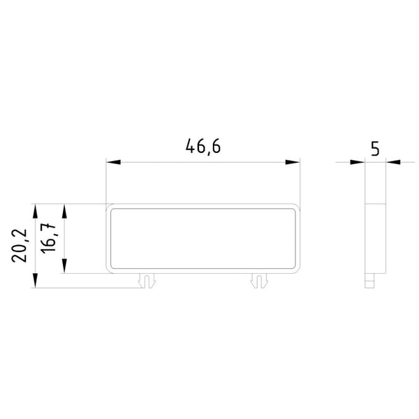 Siemens 3LD9286-1A Extra skylt 10 st