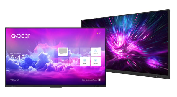 Avocor AVE-5550 - 55" Diagonalklasse E-Series LED-bakgrunnsbelyst LCD-skjerm - interaktiv - med pekeskjerm (multiberørings) - Android - 4K UHD (216...