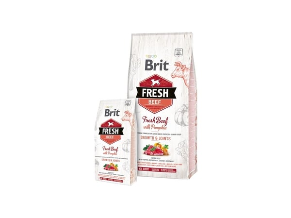 Brit Fresh Puppy Large Breed Growth & Joints, Beef, 12 kg