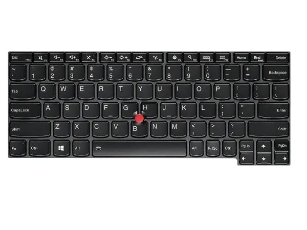 Chicony - Ersättningstangentbord för bärbar dator - med Trackpoint - QWERTY - polska