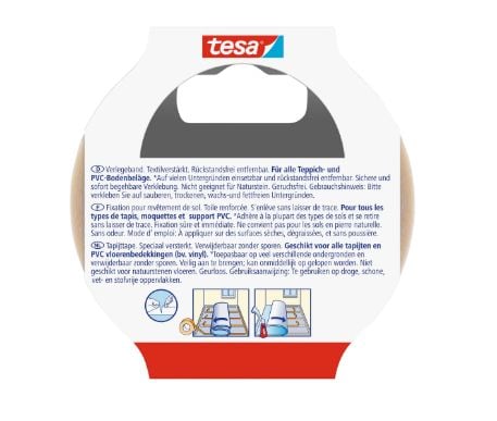 TESA 55729, Vit, Fastsättning, PVC, 5 m, 50 mm