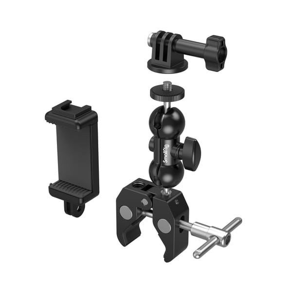 SmallRig 4373, Monteringsklemme, Svart, Aluminium, Rustfritt stål, 1/4-20", 238 mm, 92 mm