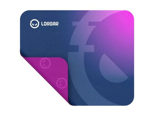 Lorgar LRG-GMP133, Fiolett, Bilde, Skum, Gummi, Musematte til gaming