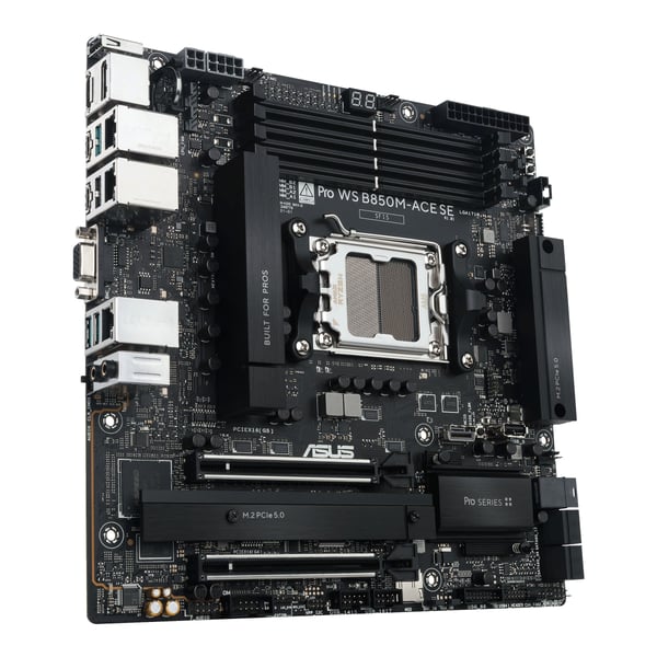 ASUS PRO WS B850M-ACE SE -emolevy, AM5, B850, micro-ATX, DDR5