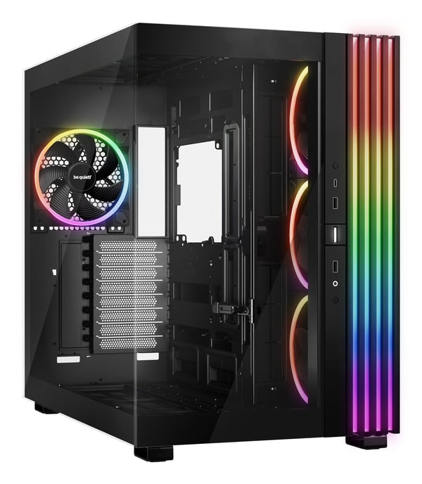 be quiet Light Base 900 FX datorchassi E-ATX full tower, sidopanel i glas, svart