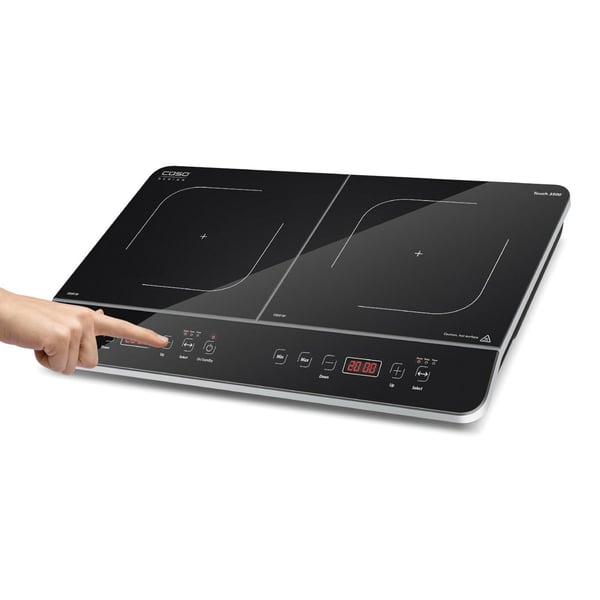 Caso Design Touch 3500 induksjonstopp 2 soner, svart