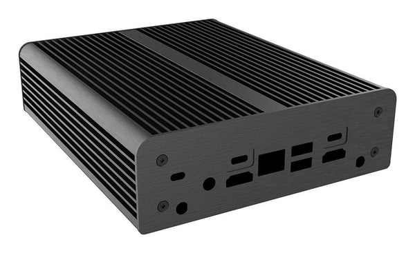 AKASA Newton AC3 A-NUC96-M1B -kotelo Intel NUC 13 Pro i3 UCFF:lle, tuulettimeton, musta