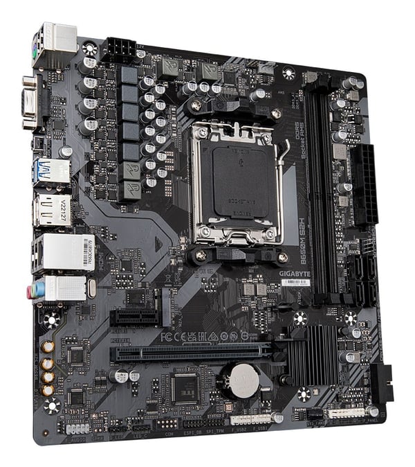 Gigabyte B650M S2H moderkort AMD B650 AM5 micro ATX DDR5