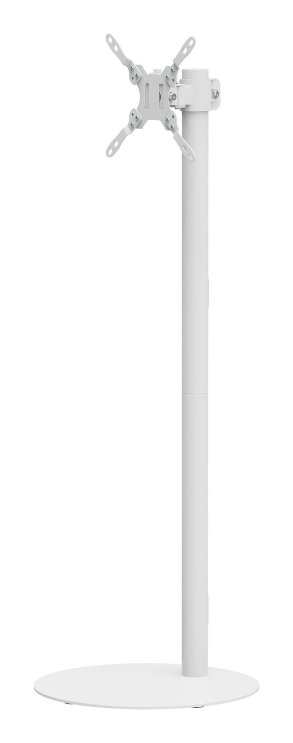 Multibrackets M Pro Series Single Pole Floorbase 2 gulvstativ 10 kg, hvit