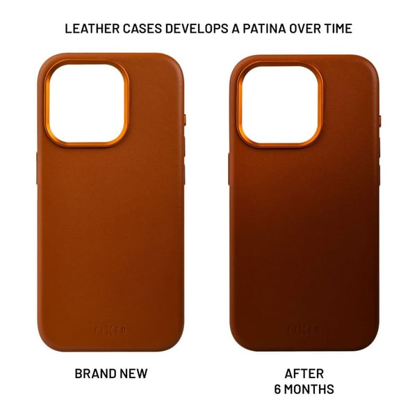 FIXED MagLeather, Suojus, Apple, iPhone 15, 15,5 cm (6.1"), Ruskea