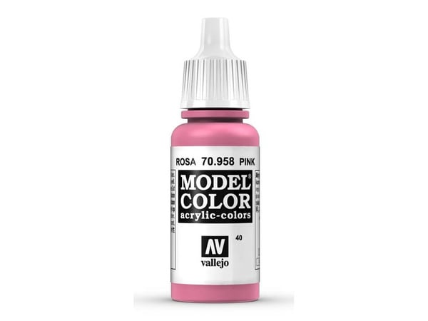 Vallejo 70.958, 17 ml, Rosa, Matt, Flaska