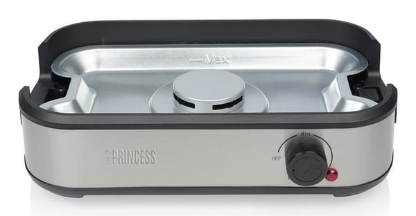 Princess 103215 elektrisk bordgrill 1800 W non-stick, svart