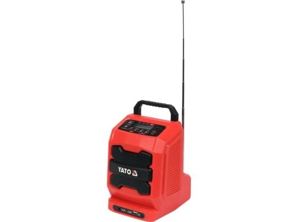 YATO 18V AKKURADIO ILMAN AKKUA JA LATURIA