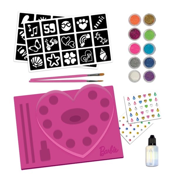 Lisciani LISCIANI BARBIE GLITTER TATOVERINGER