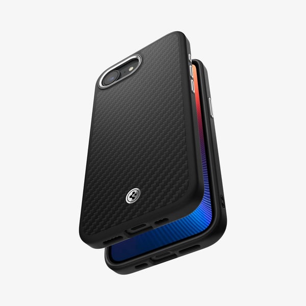 Spigen Enzo Aramid, Etui, Apple, iPhone 16e, 15,5 cm (6.1"), Svart