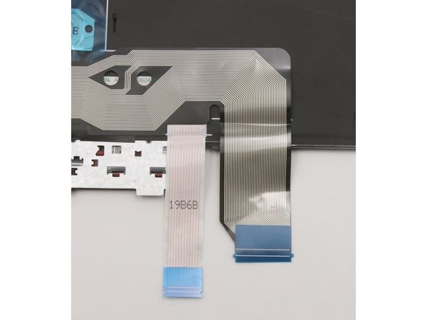 Transimage - Erstatningstastatur for bærbar PC - med ClickPad, Trackpoint - bakbelysning - QWERTY - Engelsk - Europa - svart - for ThinkPad L15 Gen...