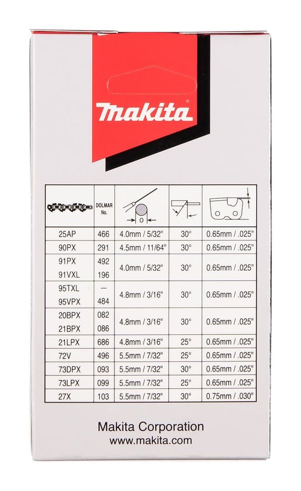 Makita 91VXL - Sagkjetting - 25 cm