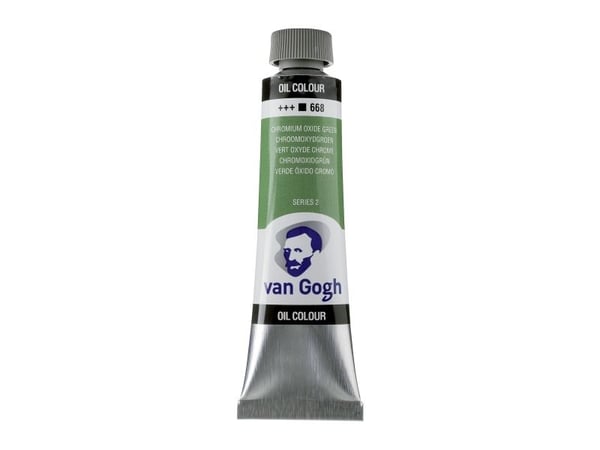 Van Gogh oljemaling tube Kromoksidgrønn 668