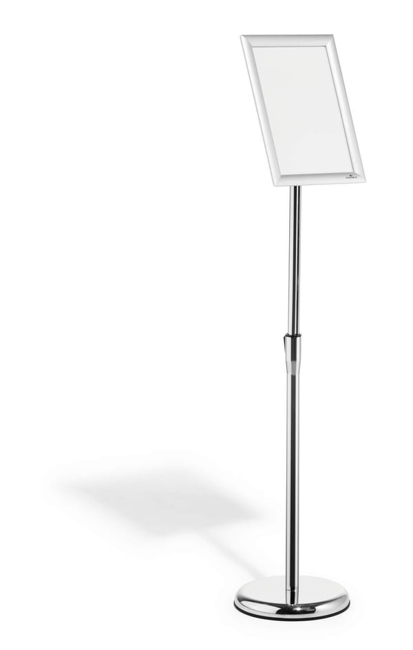 Durable 479823, Informasjonsvisning, A4, Aluminium, Plast, Stål, Sølv, Horisontal/vertikal, 1205 mm