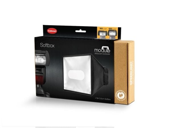 Hahnel Module Softbox, Musta, Valkoinen, 180 mm, 135 mm