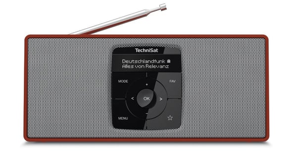 TechniSat DigitRadio 2 S - DAB+ radio - rød, sølv