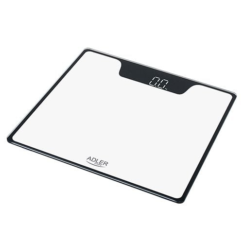 Adler AD 8174W, Elektronisk personvåg, 180 kg, 100 g, Vit, kg/lb, Rektangel