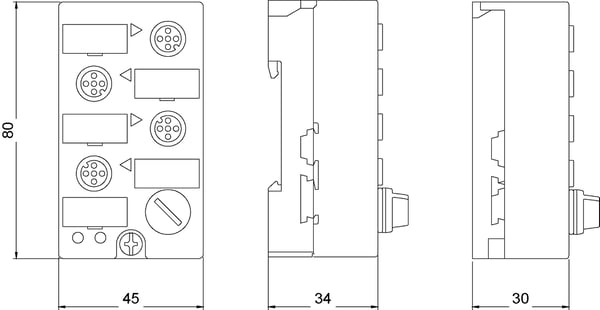 Siemens 3RK2400-1BQ20-0AA3 PLC I/O-moduuli 24 V/DC 24 V/DC