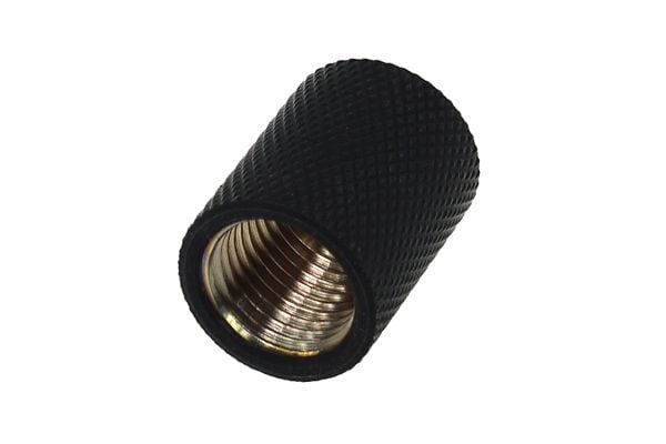 Alphacool HF socket - Forbindelsesadapter for væskekjølesystem - mørkesvart - 22 cm
