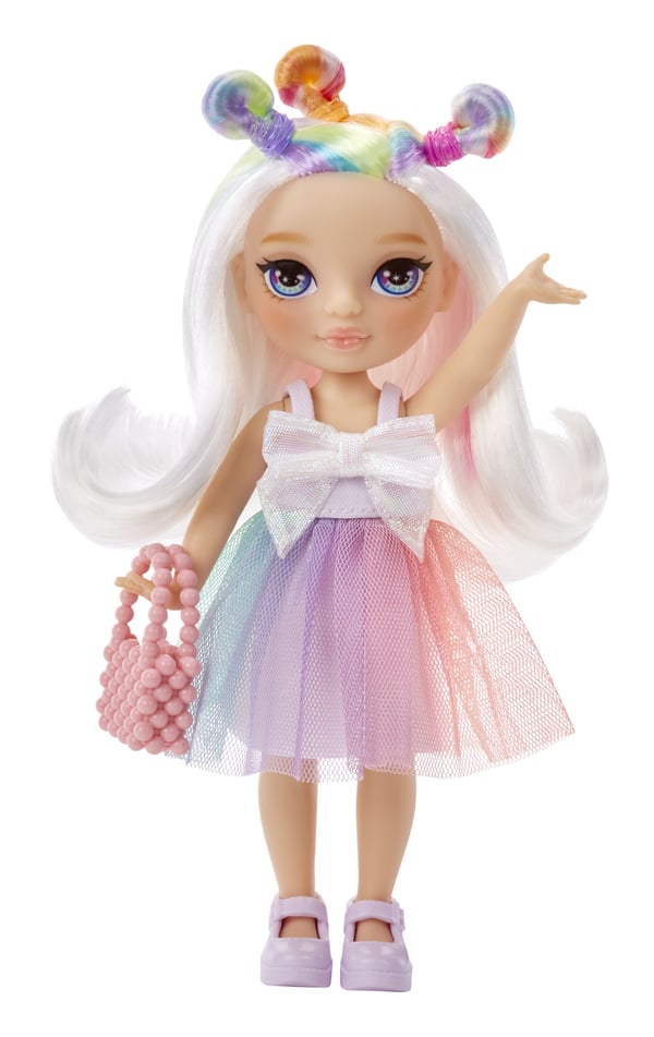 Rainbow High Littles Dolls- Opal (Rainbow), modedocka, flicka, 4 år, pojke/flicka, 13,9 mm, flerfärgad