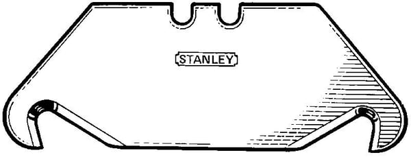 Stanley 0-11-983, 5 kpl, 50 mm, 0,65 mm, Satiini teräs