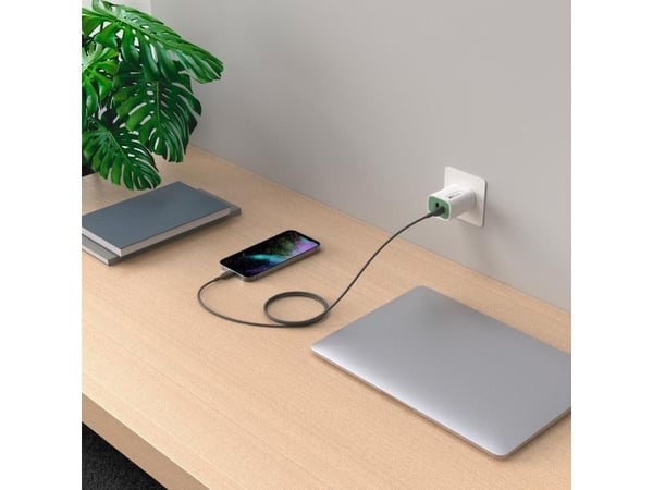 GP Batteries CL1P, 1 m, Lightning, USB C, Hankoppling, Hankoppling, Grå