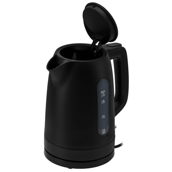 Adler AD 1379B, 1,7 l, 2200 W, Svart, Plast, Vannivåindikator, Trådløs