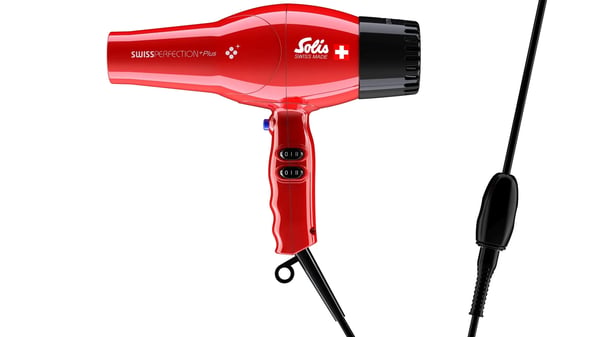 Solis Swiss Perfection Red Plus hiustenkuivaaja Type 3801