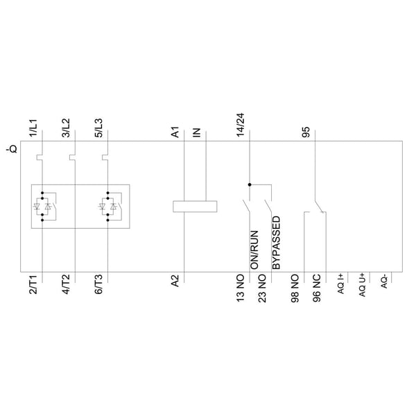 Siemens 3RW5055-2AB05 3RW5055552AB05 Pehmokäynnistysyksikkö Moottorin teho 400 V:lla 75 kW Moottorin teho 230 V:lla 37 kW 200 V, 600 V Nimellisvirt...