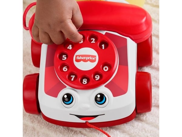 Fisher-Price Red Chatter Telephone, 1 vuosi/vuosia, Tuottaa ääntä, Muovi, Monivärinen