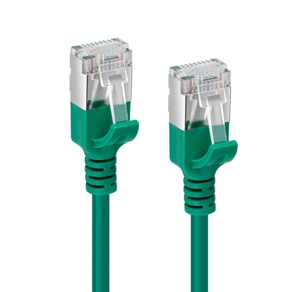 MicroConnect - Nettverkskabel - RJ-45 (hann) til RJ-45 (hann) - 2 m - U/FTP - CAT 6a - halogenfri, uten hindringer, slank - grønn
