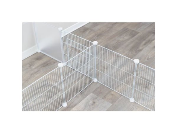 Trixie Indoor enclosure, metal/plastic, 140 × 35 × 70 cm, white