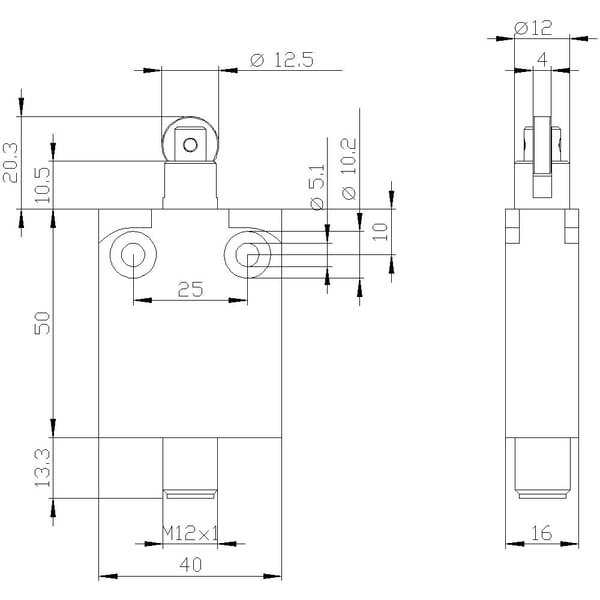 Siemens 3SE54230CD201EB1 3SE5423-0CD20-1EB1 Positionsschalter 240 V 6 A IP67 1 St., Metall, IP67, Cuboid, 80 mm, 80 mm, 20 mm