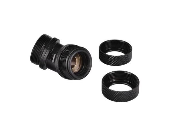 Thermaltake Pacific G1/4 PETG Tube 45-Degree Dual Compression - Armatur for væskekjølesystem - svart