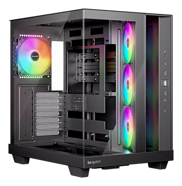 be quiet Light Base 500 LX mid tower-chassi ATX, svart, sidopanel i glas
