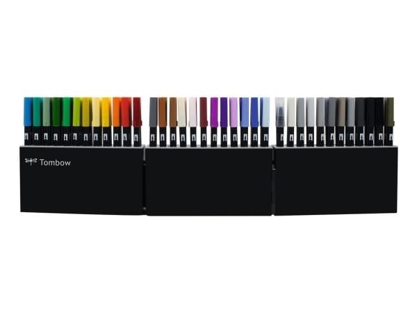 Marker Tombow ABT Dual Brush 108 stk. ass. farver i display boks