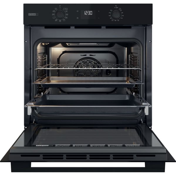 Whirlpool OMSK58CU1B, Keskikokoinen, Sähköuuni, 71 L, 71 L, Tuuletinavusteinen, Katalyyttinen