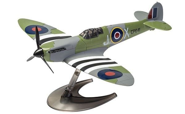 Airfix J6045, Pienoismallikiinteäsiipinen ilma-alus, Kokoamispakkaus, D-Day Spitfire, Ei sukupuolirajoitusta, 34 kpl, 5 vuosi/vuosia