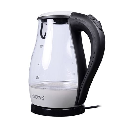 Camry Premium CR 1251w, 1,7 l, 2200 W, Sort, Rustfritt stål, Gjennomsiktig, Polypropylen (PP), Vannivåindikator