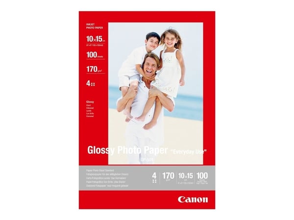 Canon GP-501 - Blank - 100 x 150 mm 100 ark fotopapir - for PIXMA iP90, MG2555, mini260, MP180, MP490, MP510, MP550, MP560, MP960, MX330, TS7450