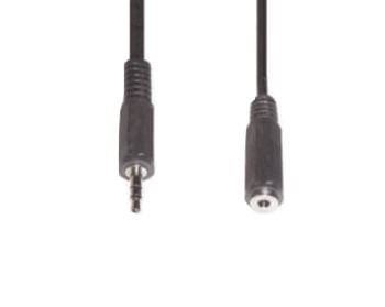 e+p B 125/5, 3.5mm, Hankjønn, 3.5mm, Hunkjønn, 5 m, Sort