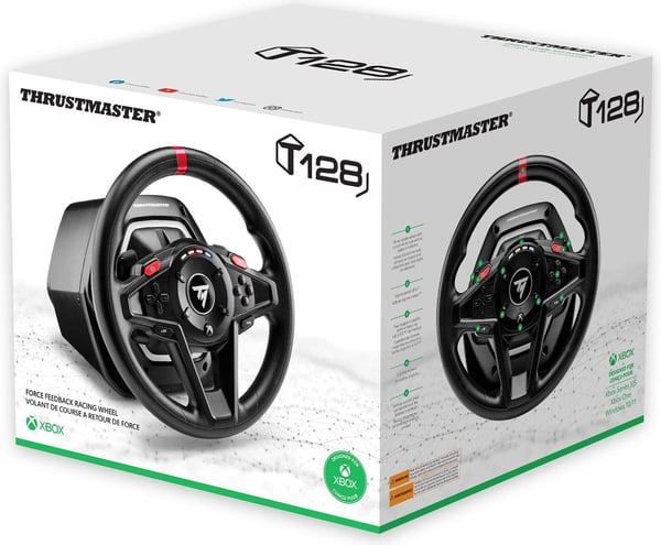 ThrustMaster T128 ohjauspyörä ja poljinsarja - PC, Xbox