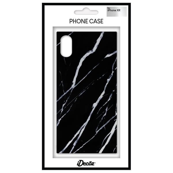 iDecoz BM862PC3, Suojus, Apple, iPhone XR, 15,5 cm (6.1"), musta, Valkoinen