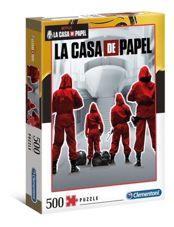 Clementoni - Money Heist (La Casa de Papel) - puslespill - 500 deler